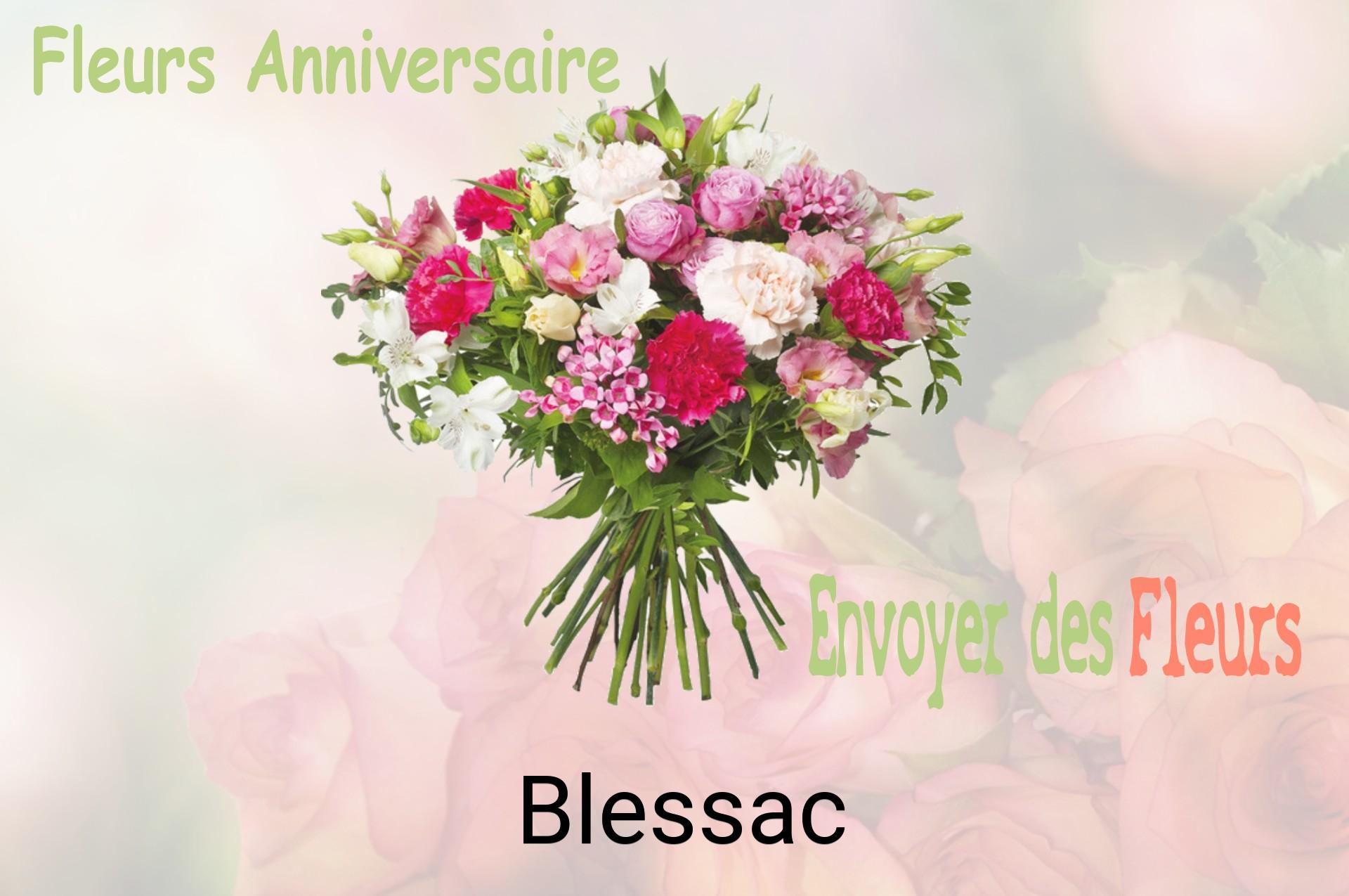 Bouquet de fleurs d’anniversaire livré à Blessac