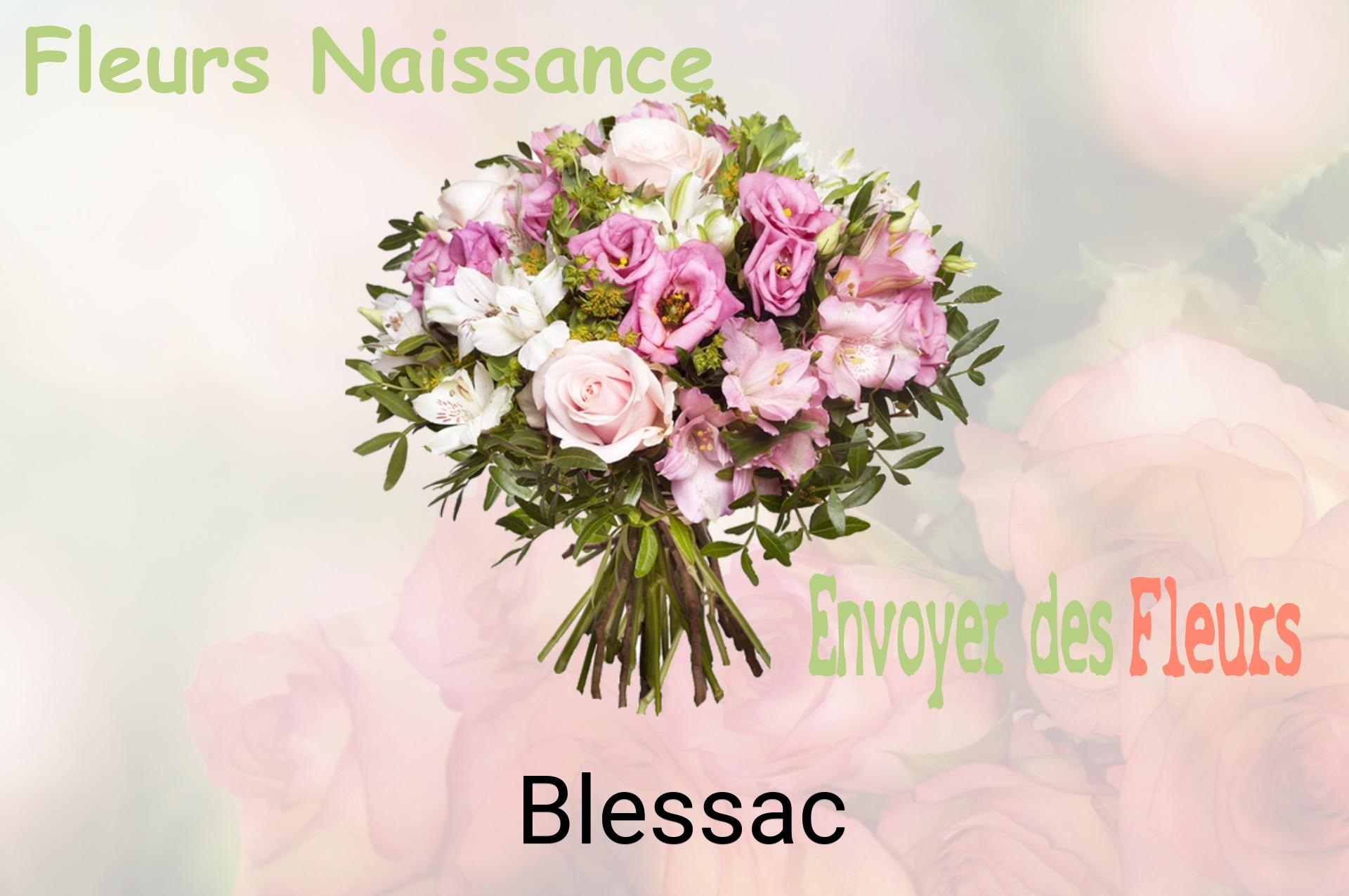 Bouquet de fleurs de naissance livré à Blessac